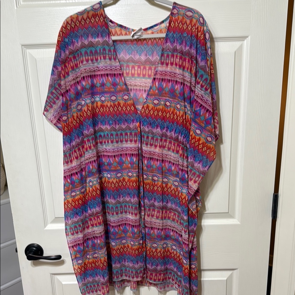 Profile by Gottex tunic cover up Large